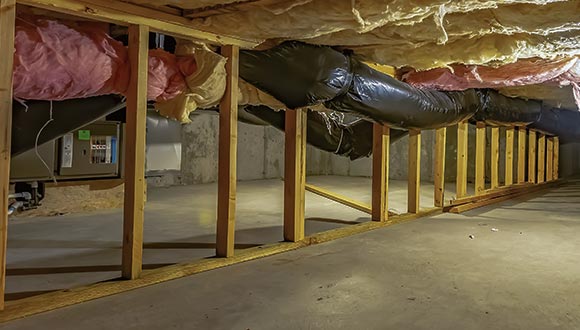 Crawl space inspection services from Carolina Shield Home Inspections